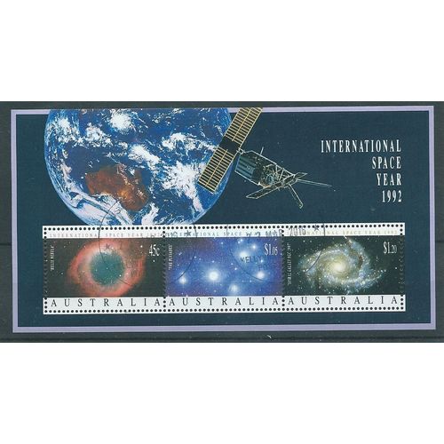 AUS 1992 'SPACE YEAR' M/S FINE USED (EBID41-321)