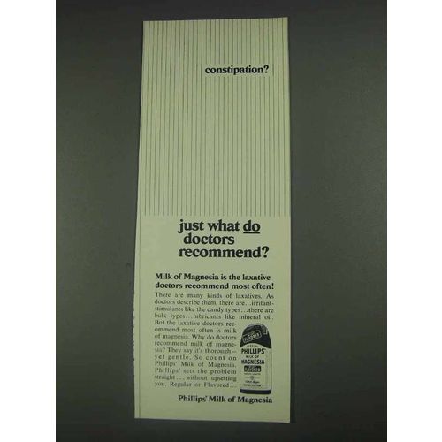 1967 Phillips' Milk of Magnesia Ad