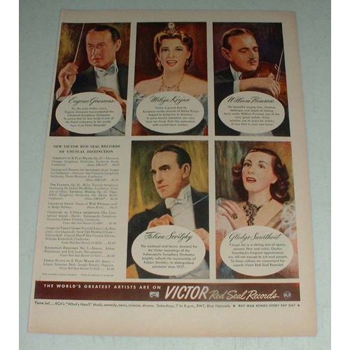 Vintage Victor Records Ad - Eugene Goossens, Primrose +