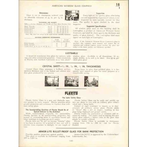 american window glass company 1938 lustraglass uv vintage catalog