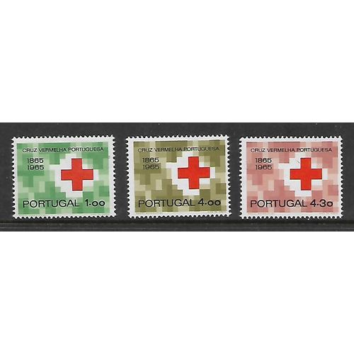 PORTUGAL 1965 RED CROSS SG 1273 / 1275 SET 3 VALS M / MINT#2