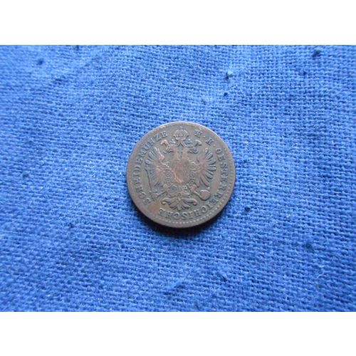 1860 (A) AUSTRIA 1 KREUZER COIN.
