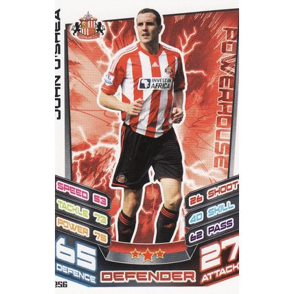 Match Attax 2012/2013 256 John O'Shea Sunderland