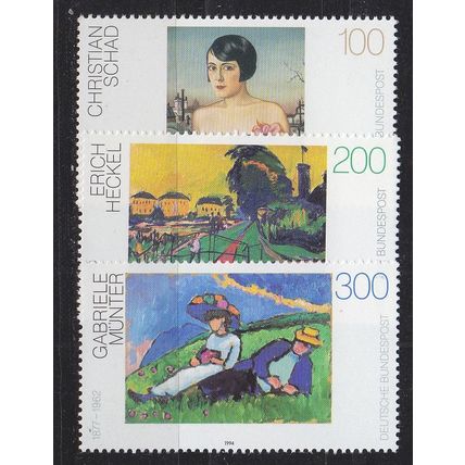 GERMANY BUND [1994] MiNr 1748-50 ( **/mnh ) Gemälde