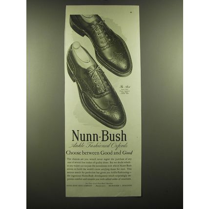 1948 Nunn-Bush Alert Shoe style 2320 Ad - Nunn-Bush ankle fashioned oxfords
