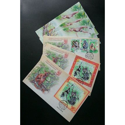 Malaysia Primates Of Malaysia 2016 Chinese Year Monkey Lunar (FDC 3's) *limited