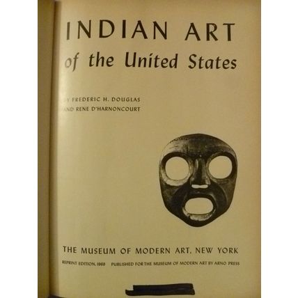 INDIAN ART OF THE UNITED STATES MOMA MUSEUM OF MODERN ART 1969 HCDJ ILLUSTRATED