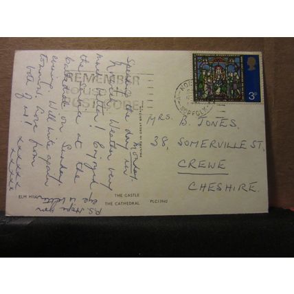 multiview, NORWICH, NORFOLK. used postcard 1971 pm =