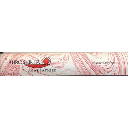 TWO PACK: Tea Rose (Tearose), Auroshikha Incense, Two 10 Gram Packages