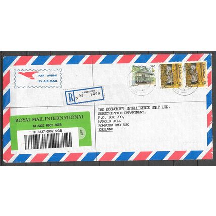 ZIMBABWE LETTRE - REF 116
