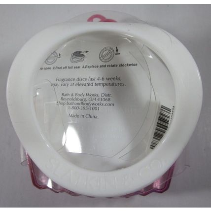 Bath & Body Works Scentportable Air Freshener Visor pink Clip Cupcake