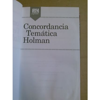 Concordancia Temática Holman