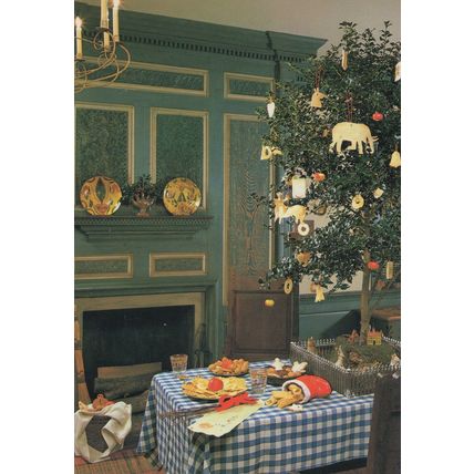 Yuletide Christmas In The Fraktur Room Winterthur Switzerland Postcard