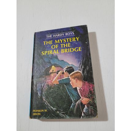 The mystery of the spiral bridge Hardy Boys Franklin Dixon book hardcover 45