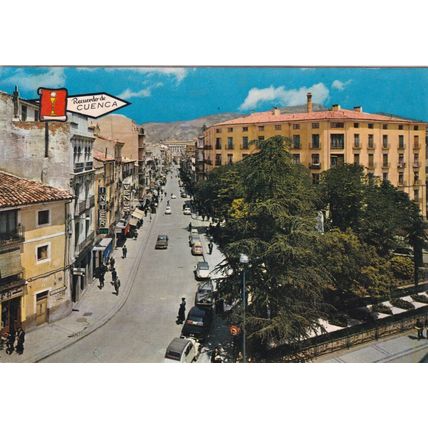 Cuenca Avenida Jose Antonio Spain Postcard posted VGC