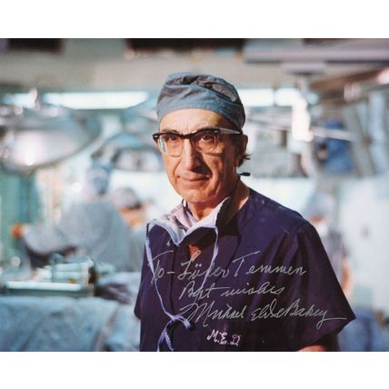 Michael DeBakey American Heart Surgeon 10x8 Hand Signed Photo
