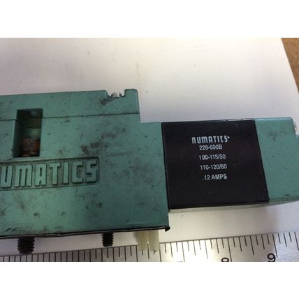 NEW OLD NUMATICS PNEUMATIC SOLENOID VALVE 150 PSIG,A12SS400K 120/50, 228-690B,BQ