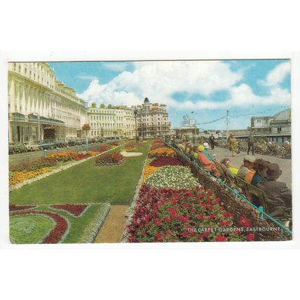 The Carpet Gardens Eastbourne Postcard East Sussex 511