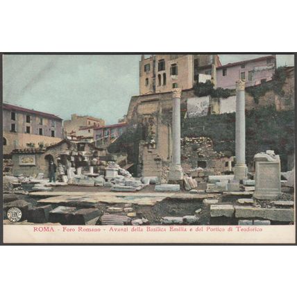 Basilica Emilia & Portico, Foro Romano, Roma, c.1905-10 - Alterocca Cartolina