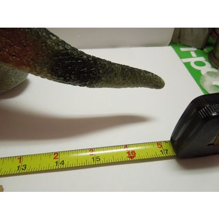 Realistic Soft Plastic Triceratops Dinosaur Figurine 17 inches long! 2009