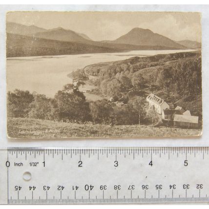 1914 postcard Loch Laggan & Hotel