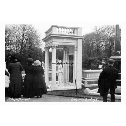 pt5359 - Lawnswood Cemetery , Ethel Preston Monument , Yorkshire - print 6x4