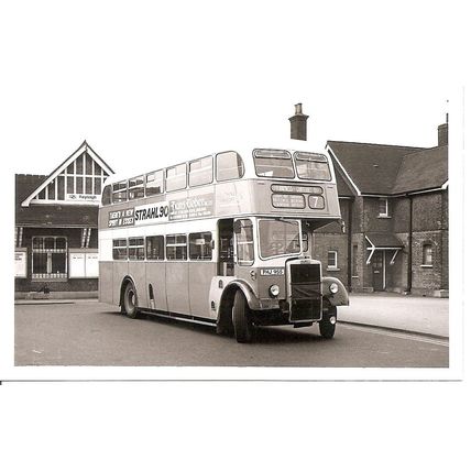 Black & White Photograph of Southend Corporation Transport - PHJ 955