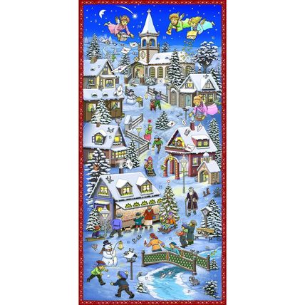 11747 - Korsch Advent - Heavens Post - 23.75"H x 11.75"W x .1"D