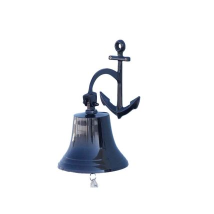 Oil Rubbed Bronze Hanging Anchor Bell 12""