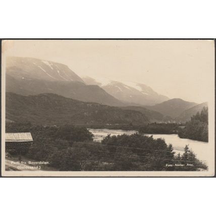 Galdesand, Parti fra Bøverdal, 1935 - Atta Foto Postkort