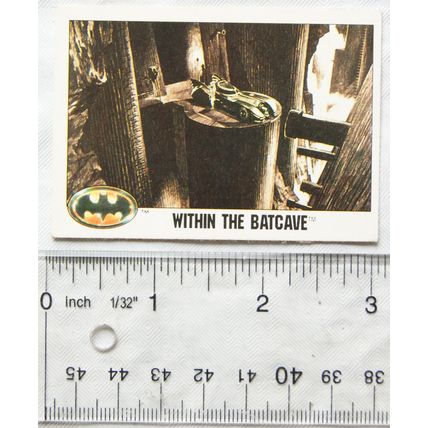 1989 Topps Batman card No.91 - Within The Batcave