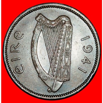 Ⰶ GREAT BRITAIN (1939-1967): IRELAND ★ 1/2 PENNY 1941! WAR ★LOW START★NO RESERVE