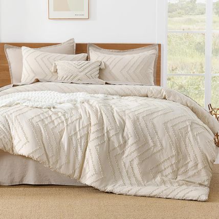 Litanika California King Comforter Set Beige, 3 Pieces Cal King Oversized King C