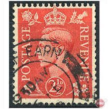 1950 SG507 2 1/2d Pale Scarlet Fine/Very Fine Used