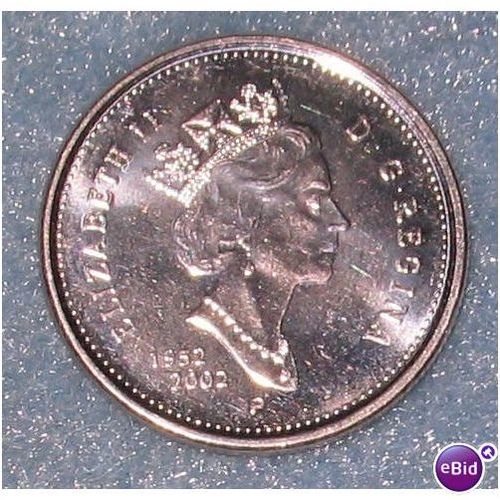 2002 Canada Proof Like Quarter Coin