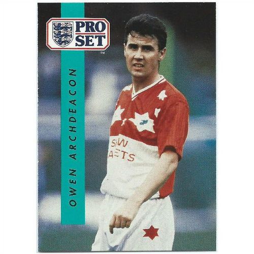 1990/1991 Pro Set Footbal - #321 - Owen Archdeacon