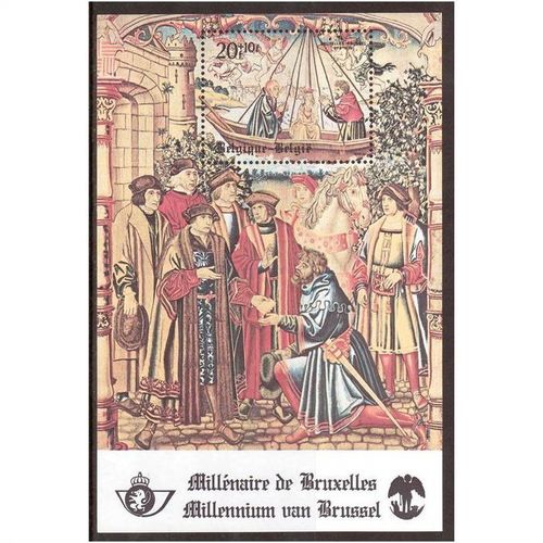 BELGIUM BELGIQUE BELGIE 1979 BRUSSELS MILLENARY MINISHEET MINT NEVER HINGED