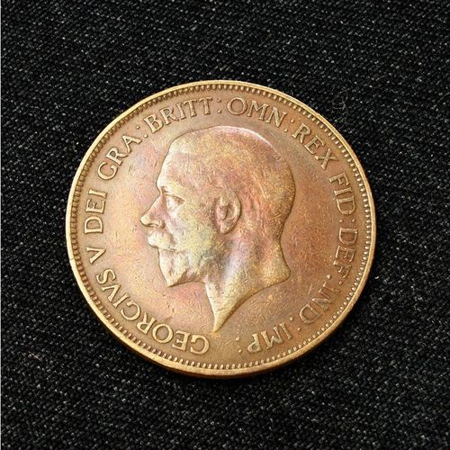 Coin 1930 George V One penny 2418