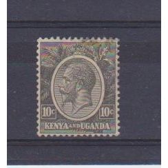 KenyaUganda.SG80 10c Black.Fine Used.Aug16
