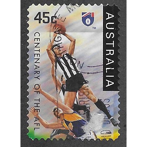 AUS 1996 45c(S/A) 'CENTENARY OF THE AFL' FINE USED (EBID63-078)