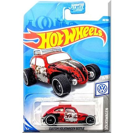 Hot Wheels - Custom Volkswagen Beetle: Volkswagen #8/10 - #69/250 (2019) *Red*