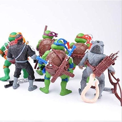 Other Cool Children 6pcs Teenager Mutant Ninja Turtles Play Figures