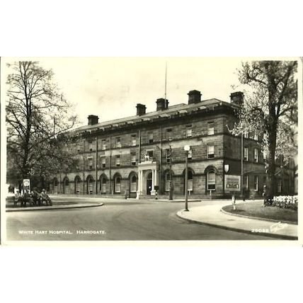 Yorkshire HARROGATE White Hart Hospital Postcard (Scott 25038)