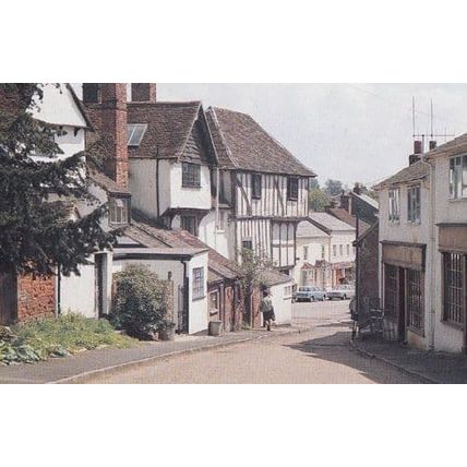 Fishmarket Street Thaxted Essex Postcard