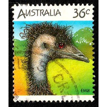 Australia 1986 Animal Wildlife Emu 36c Used Stamp. Bird