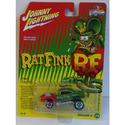 JOHNNY LIGHTNING ' POP CULTURE ' RAT FINK 1970 DODGE SUPER BEE