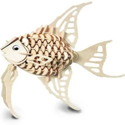 Woodcraft Construction Kit - High Quality - ANGEL FISH