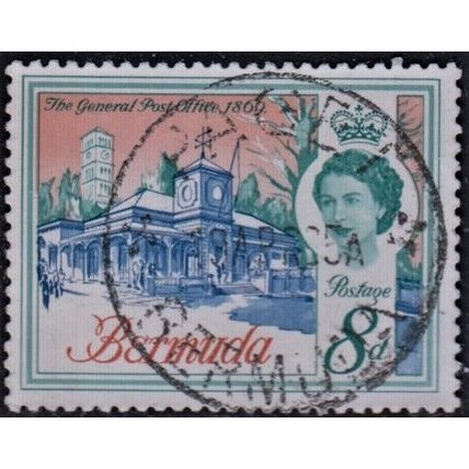 Bermuda, 1962-65 8d General Post Office, SG 169 (Scott #181), fine used