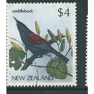 new zealand stamps birds $4 sg1295 sg 1295 used