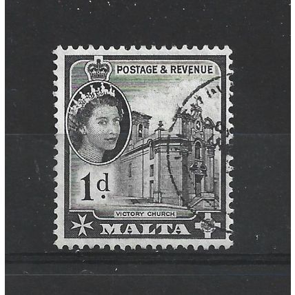 Malta.SG268 1d Victory Church.Fine Used.Apr25g